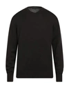 Cruciani Man Sweater Dark Brown Size 44 Cotton