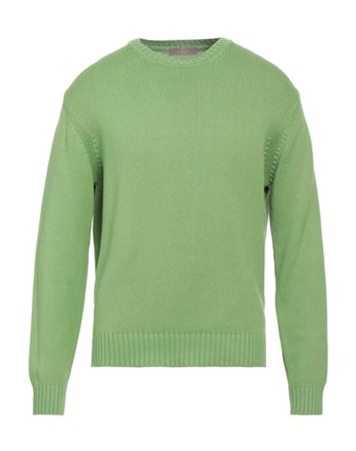 Cruciani Man Sweater Green Size 44 Cotton