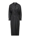 Gentryportofino Belted Wool-blend Twill Midi Shirt Dress In Grey