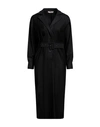 Gentryportofino Woman Midi Dress Black Size 4 Virgin Wool, Cashmere