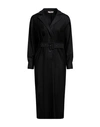 Gentryportofino Belted Wool And Cashmere-blend Midi Shirt Dress In Black