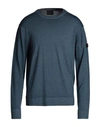 Peuterey Man Sweater Slate Blue Size Xl Wool