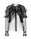 Dolce & Gabbana Woman Shirt Black Size 4 Polyamide, Viscose In Black