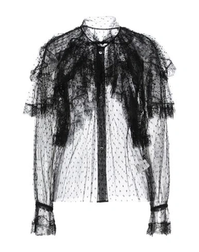 Dolce & Gabbana Woman Shirt Black Size 2 Polyamide, Viscose