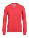 Gioferrari Man Sweater Red Size 40 Cotton