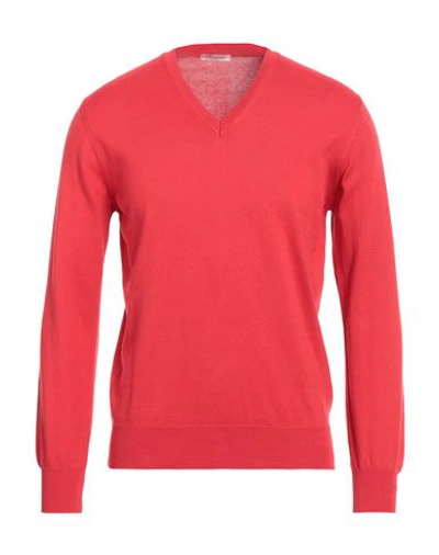 Gioferrari Man Sweater Red Size 40 Cotton