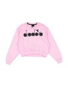 Diadora Babies'  Toddler Girl Sweatshirt Pink Size 6 Cotton