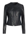 Street Leathers Jackets In Blue
