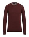 Roberto Collina Man Sweater Brick Red Size 44 Cashmere, Wool