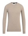 Roberto Collina Man Sweater Beige Size 40 Cashmere, Wool