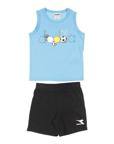 Diadora Babies'  Toddler Boy Tracksuit Azure Size 6 Cotton In Blue