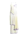 Sportmax Woman Jumpsuit Pastel Yellow Size 6 Polyester, Elastane, Cotton In Yellow