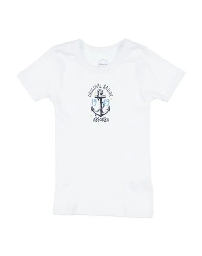 Absorba Babies'  Toddler T-shirt White Size 6 Cotton