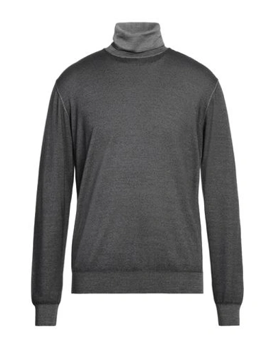 Suite 191 Man Turtleneck Lead Size 44 Merino Wool In Grey