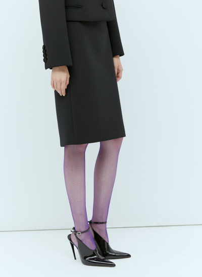 Gucci Horsebit Pencil Midi Skirt In Black