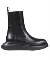Rick Owens Geth Beatle Leather Chelsea Boots In Black