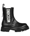 MOSCHINO LEATHER CHELSEA BOOTS