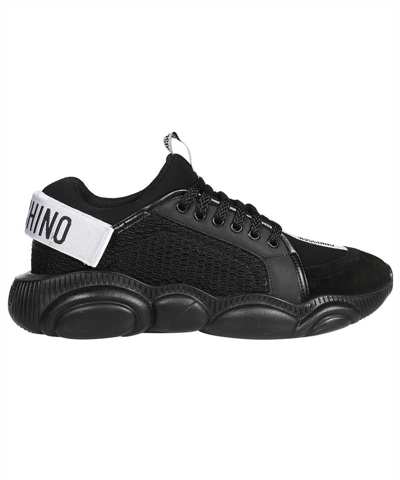 Moschino Low-top Sneakers In Black