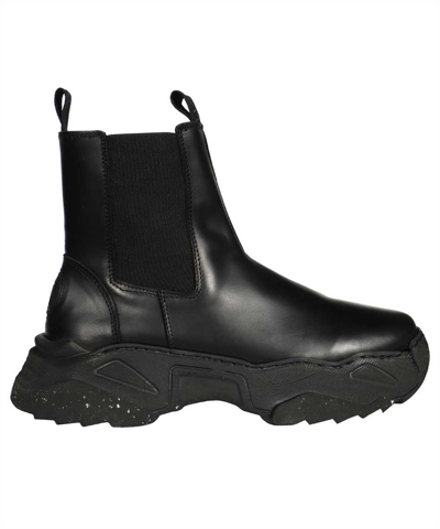 Vivienne Westwood Black Romper Chelsea Boots In 233-l0028-n401