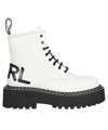 KARL LAGERFELD LACE-UP ANKLE BOOTS