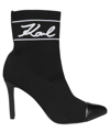 KARL LAGERFELD SOCK ANKLE BOOTS
