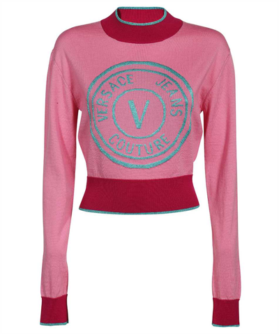 VERSACE JEANS COUTURE CREW-NECK WOOL SWEATER