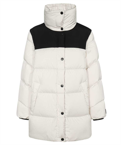 Weekend Max Mara Long Down Jacket In White