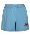 Opening Ceremony Patch-detail Track Shorts In Light Blue