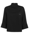 Opening Ceremony Stand-up Collar Sweatshirt In Black