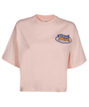 Opening Ceremony Brioches Cropped T-shirt In Pink