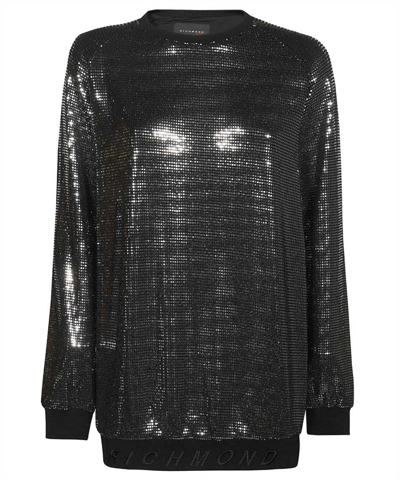JOHN RICHMOND RHINESTONE MINI DRESS