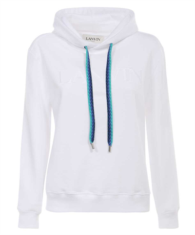 Lanvin Cotton Hoodie In White