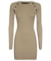 JOHN RICHMOND RIBBED KNIT DRESS