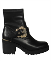 VERSACE JEANS COUTURE WEDGE ANKLE BOOTS