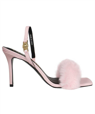 Versace Jeans Couture Heeled Sandals In Pink