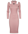 Versace Jeans Couture Knitted Dress In Pink
