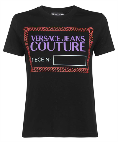 VERSACE JEANS COUTURE LOGO COTTON T-SHIRT