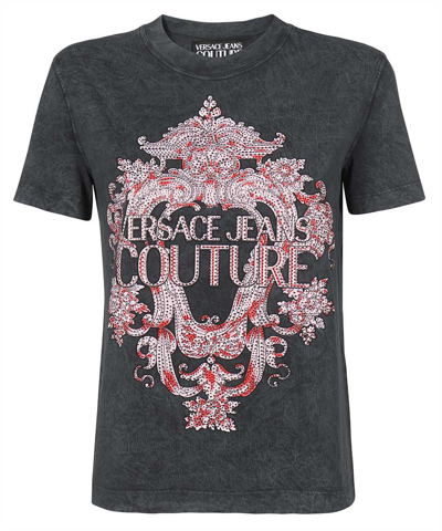 Versace Jeans Couture Versace Jeans  Baroque Grey Pink T-shirt