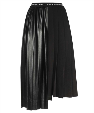 Versace Jeans Couture Asymmetric Skirt In Black