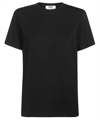 Msgm Slim Fit Crew Neck T-shirt In Black