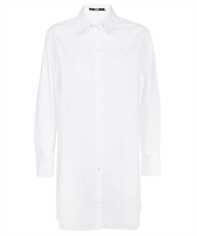 KARL LAGERFELD LONG COTTON SHIRT