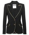 MOSCHINO SINGLE-BREASTED TWO-BUTTON BLAZER