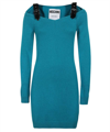 Moschino Wool-blend Dress In Green