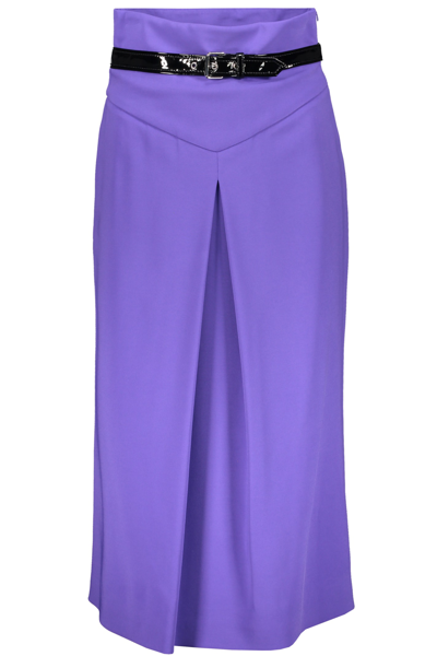 ワンピース MOSCHINO Women Mid Skirts 04460553 2555 PURPLE Moschino Midi Skirt In Purple | ModeSens