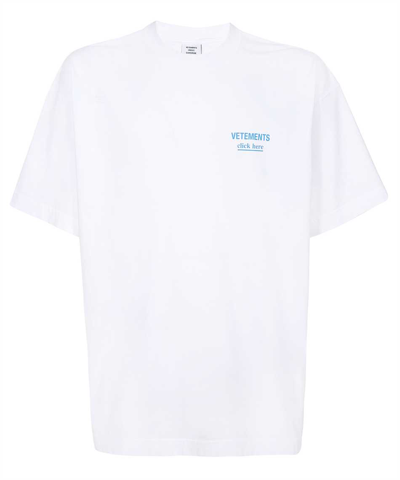 Vetements Crew-neck T-shirt In White