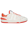 Lanvin Man Sneakers Ivory Size 12 Textile Fibers In White