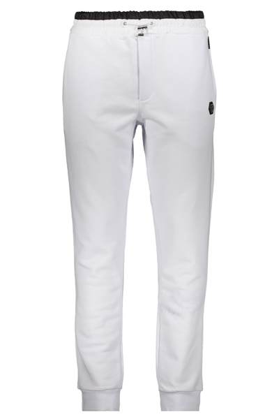 Philipp Plein Jersey Sweatpants In White
