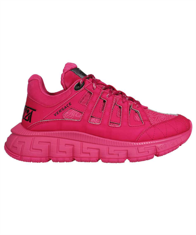 Versace Low-top Trainers In Fuchsia