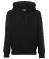 Versace Jeans Couture Full-zip Hoodie With Adjustable Drawstrings And Subtle Branding In Black