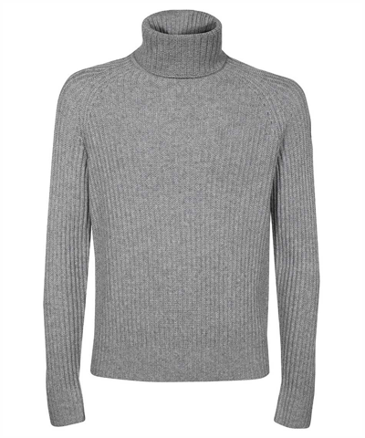 Parajumpers Wool Turtleneck Sweater In Grey
